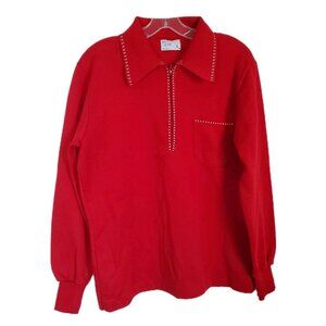 Vintage 1970s JC PENNEY Zip Up Shirt Large